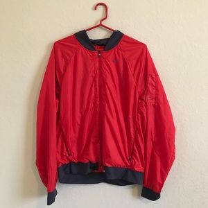 RED DRI-FIT NIKE JACKET